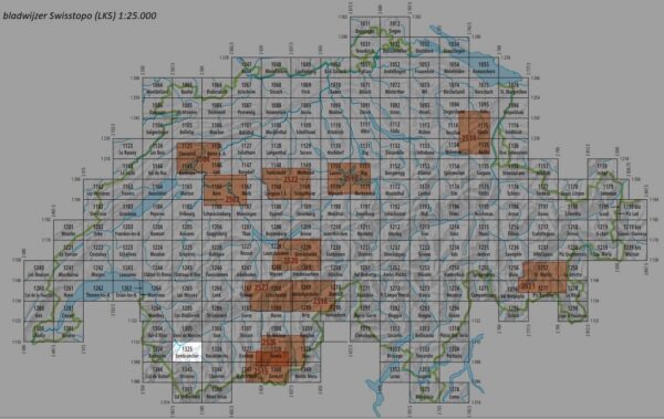 topografische wandelkaart CH-1325  Sembrancher [2018] 9783302013251  Bundesamt / Swisstopo LKS 1:25.000 Wallis  Wandelkaarten Unterwallis