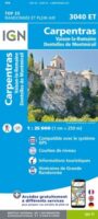 wandelkaart 3040ET Vaison-la-Romaine, Carpentras 1:25.000 9782758551553  IGN IGN 25 Provence  Wandelkaarten Provence, Marseille, Camargue