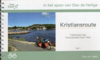 fietsgids Kristiansroute | Gea van Veen 9789083102610 Gea van Veen Via Gaia   Fietsgidsen, Meerdaagse fietsvakanties Zuid-Noorwegen