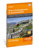 CAL-114  Finse, Hallingskarvet, Aurlandsdalen wandelkaart 1:50.000 9789189371514  Calazo Calazo Noorwegen zuid  Wandelkaarten Zuid-Noorwegen