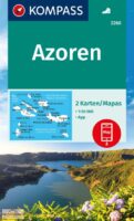 Kompass wandelkaart KP-2260 Azoren 1:50.000 9783991540151  Kompass Wandelkaarten   Wandelkaarten Azoren