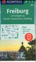 Kompass wandelkaart KP-889 Freiburg und Umgebung 1:25.000 9783991540854  Kompass Wandelkaarten Kompass Zwarte Woud  Wandelkaarten Zwarte Woud