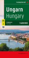 Ungarn | autokaart, wegenkaart 1:400.000 9783707921656  Freytag & Berndt   Landkaarten en wegenkaarten Hongarije