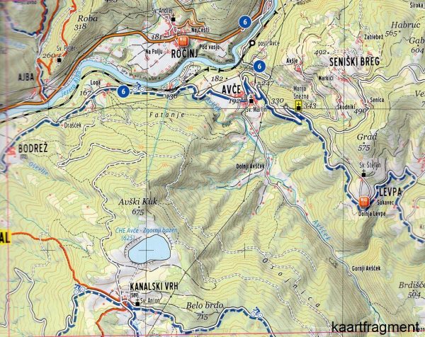 Posocje | wandelkaart 1:40.000 3830048522540  Kartografija   Wandelkaarten Slovenië