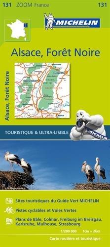 131 Alsace, Forêt Noire 1:200.000 9782067209879  Michelin Zoom  Landkaarten en wegenkaarten Vogezen, Zwarte Woud