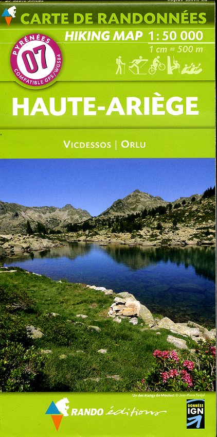 RP-07  Haute Ariège, Foix 1:50.000 9782344006276  Rando Editions Randonnées Pyrénéennes  Wandelkaarten Franse Pyreneeën