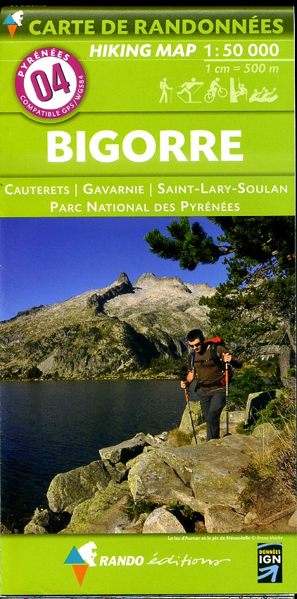 RP-04  Bigorre, St-Lary-Soulan 1:50.000 9782344008065  Rando Editions Randonnées Pyrénéennes  Wandelkaarten Franse Pyreneeën