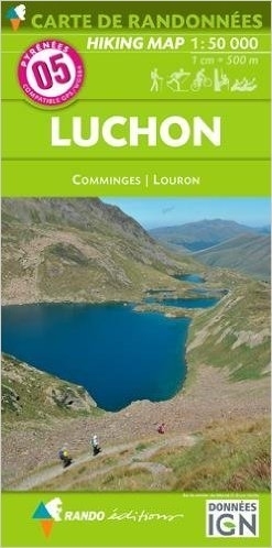 RP-05  Luchon, Bagnères-de-Luchon 1:50.000 9782344013366  Rando Editions Randonnées Pyrénéennes  Wandelkaarten Franse Pyreneeën