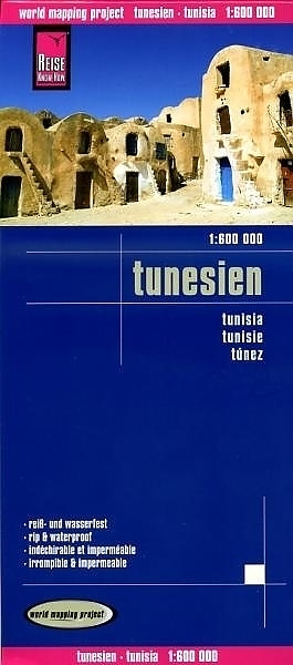 Tunesië landkaart, wegenkaart 1:600.000 9783831774159  Reise Know-How Verlag WMP, World Mapping Project  Landkaarten en wegenkaarten Algerije, Tunesië, Libië